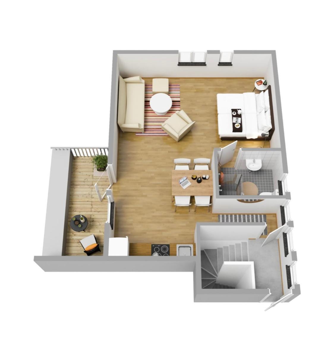 Apartamento Hamnhuset Bjoerkoe Bjorko  Exterior foto